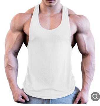 Men's GeToday muscle sleeveless workout tank shirt for gym, featuring a fitted design and breathable fabric for exercise.