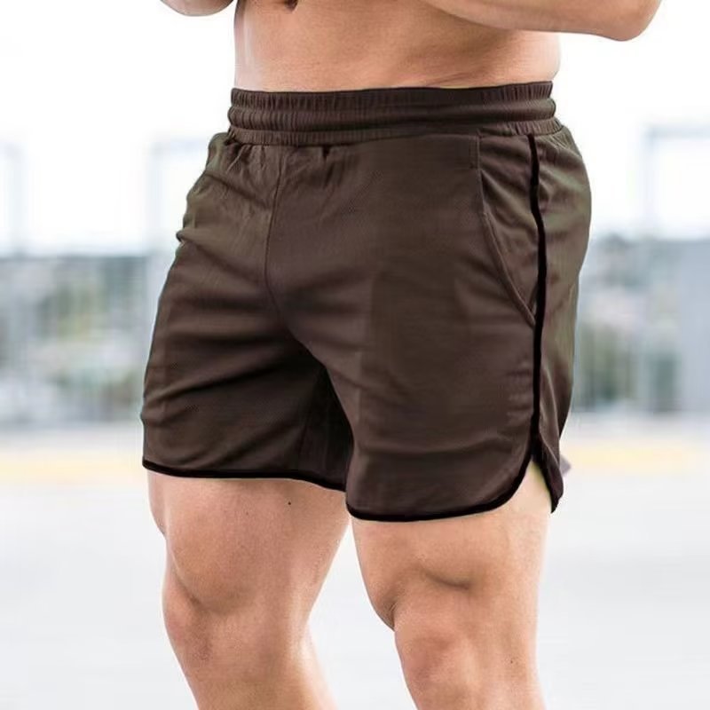 Men's summer fitness gym shorts by Pump Lab Fitness, designed for bodybuilding, featuring lightweight breathable fabric.