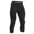 Pump Lab Men's 3/4 Compression Capri Leggings with Cool Dry fabric for training and workout comfort, shown on a model.
