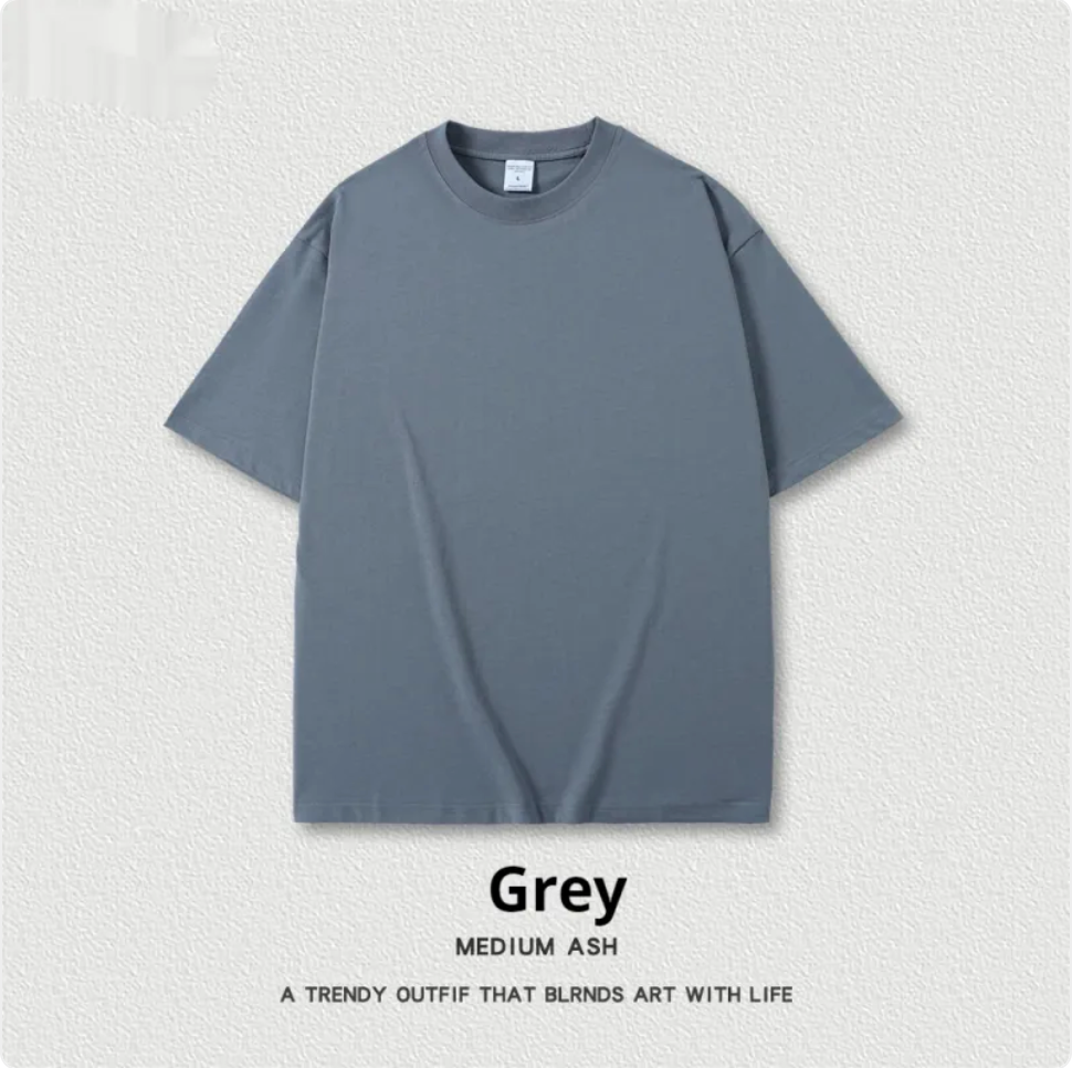 Pump Lab Fitness heavyweight cotton drop shoulder T-shirt, shown in a relaxed fit with drop shoulder design and casual style.