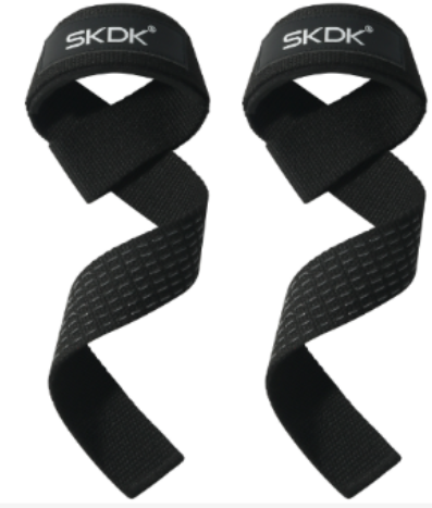 Pump Lab Fitness anti-slip gym lifting straps and gloves set with padded gloves and durable straps for weightlifting.