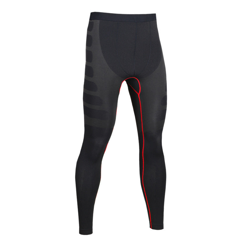 Men's muscle compression running pants by Pump Lab Fitness, lightweight and breathable athletic wear for active men