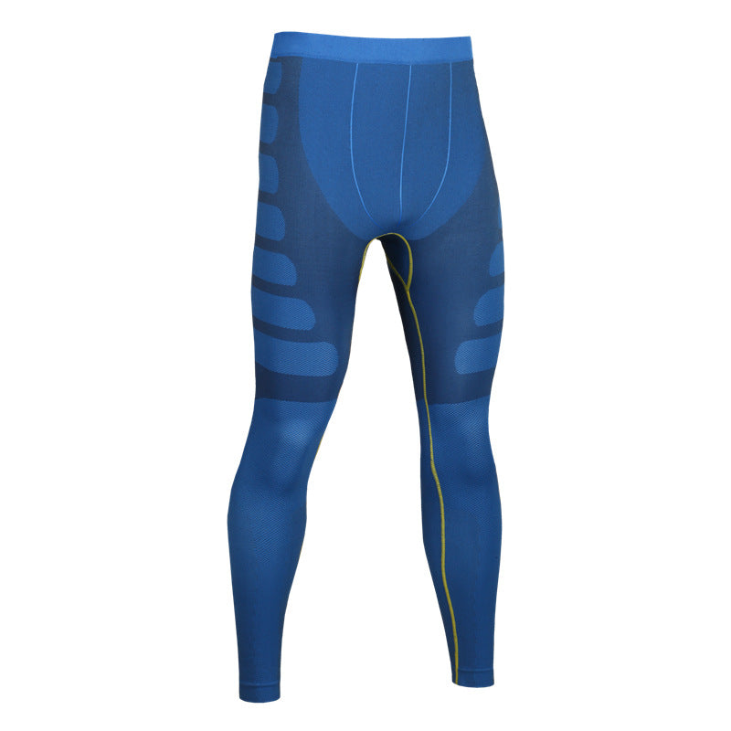 Men's muscle compression running pants by Pump Lab Fitness, lightweight, breathable, designed for athletic performance.