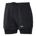 Pump Lab Men's 2-in-1 active training running shorts with quick-dry fabric and adjustable waistband for gym workouts.