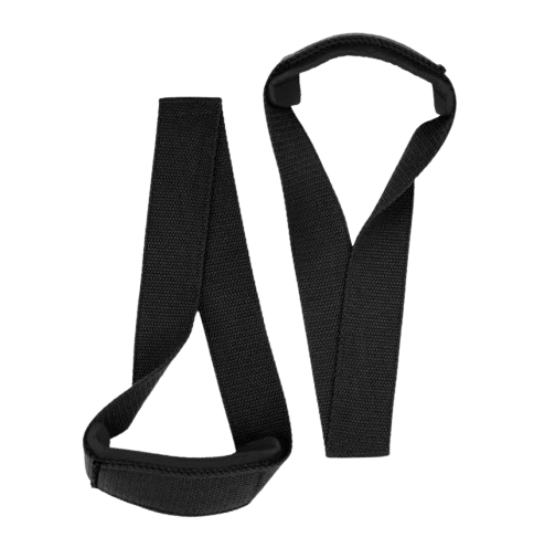 Pump Lab Fitness anti-slip gym lifting straps and gloves set, showing black straps with padded gloves for weightlifting.