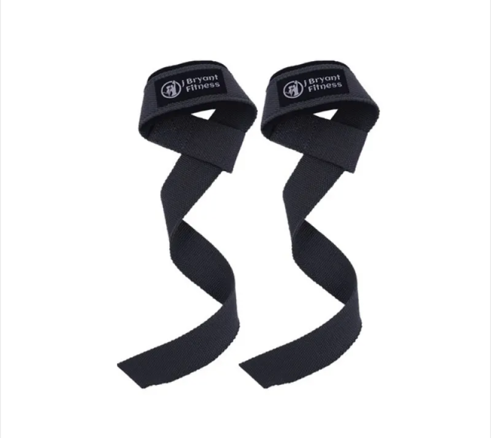 Pump Lab Fitness anti-slip gym lifting straps and gloves set with black straps and padded gloves for weightlifting support