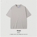Pump Lab Fitness heavyweight cotton drop shoulder T-shirt displayed flat, showing its relaxed fit and soft fabric.